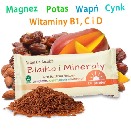 Baton proteinowy Dr. Jacob's Białko i Minerały