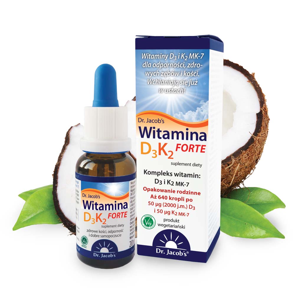 Witamina D3K2 Forte Dr Jacobs